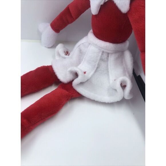Elf on the Shelf Plush 14" Girl Doll 2010 Ruffled Skirt Snowflakes Christmas Toy - Picture 13 of 16